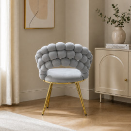 SILLA FIJA  MIRANDA EN COLOR  GRIS 2