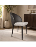 SILLA VISITA LISA COLOR GRIS