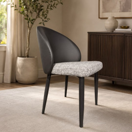 SILLA VISITA LISA COLOR GRIS
