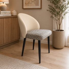 SILLA VISITA LISA COLOR BEIGE