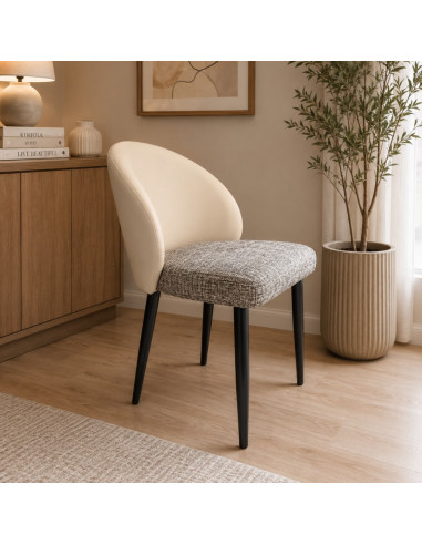 SILLA VISITA LISA COLOR BEIGE