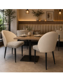 SILLA VISITA LISA COLOR BEIGE
