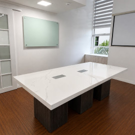MESA DE REUNION DOROTHEA EN PORCELANATO / 10 A 12 PERSONAS 2