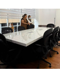 MESA DE REUNION DOROTHEA EN PORCELANATO / 10 A 12 PERSONAS