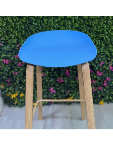 SILLA BAR GINGER COLOR AZUL...