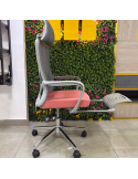 SILLON GERENCIAL BENEDIT COLOR GRIS-ROJO