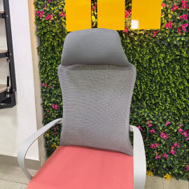 SILLON GERENCIAL BENEDIT COLOR GRIS-ROJO