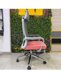 SILLON GERENCIAL BENEDIT COLOR GRIS-ROJO