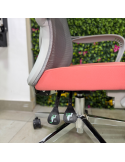 SILLON GERENCIAL BENEDIT COLOR GRIS-ROJO