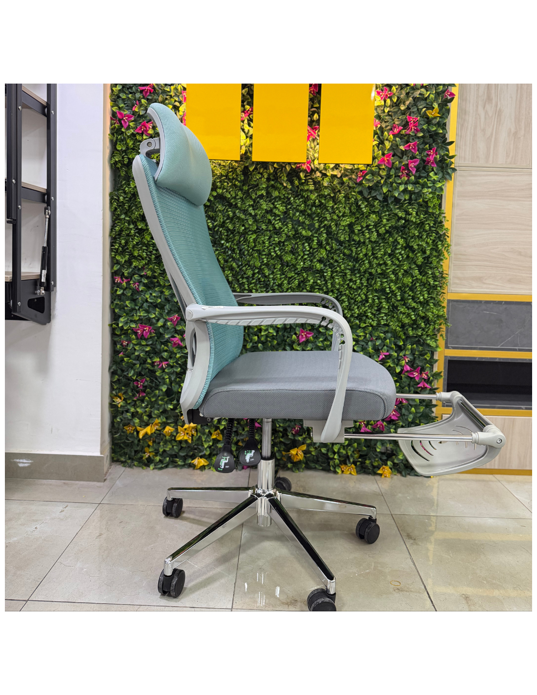 SILLON GERENCIAL BENEDIT COLOR GRIS-AZUL