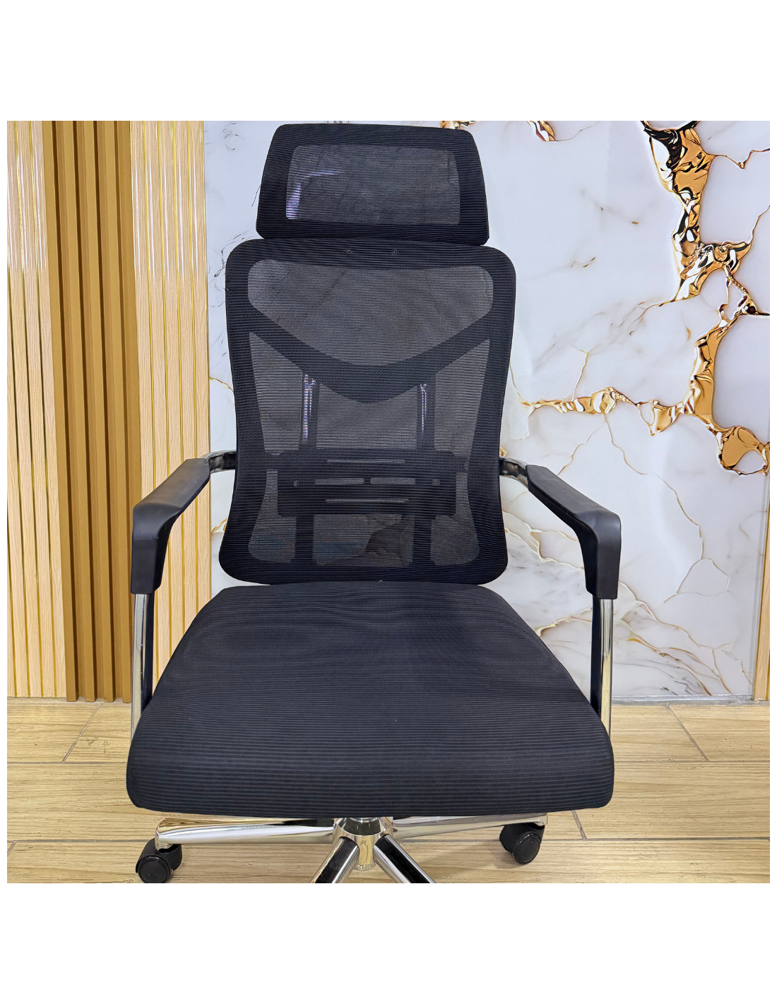 SILLA OFICINA MAYORCA COLOR NEGRO