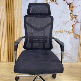 SILLA OFICINA MAYORCA COLOR NEGRO