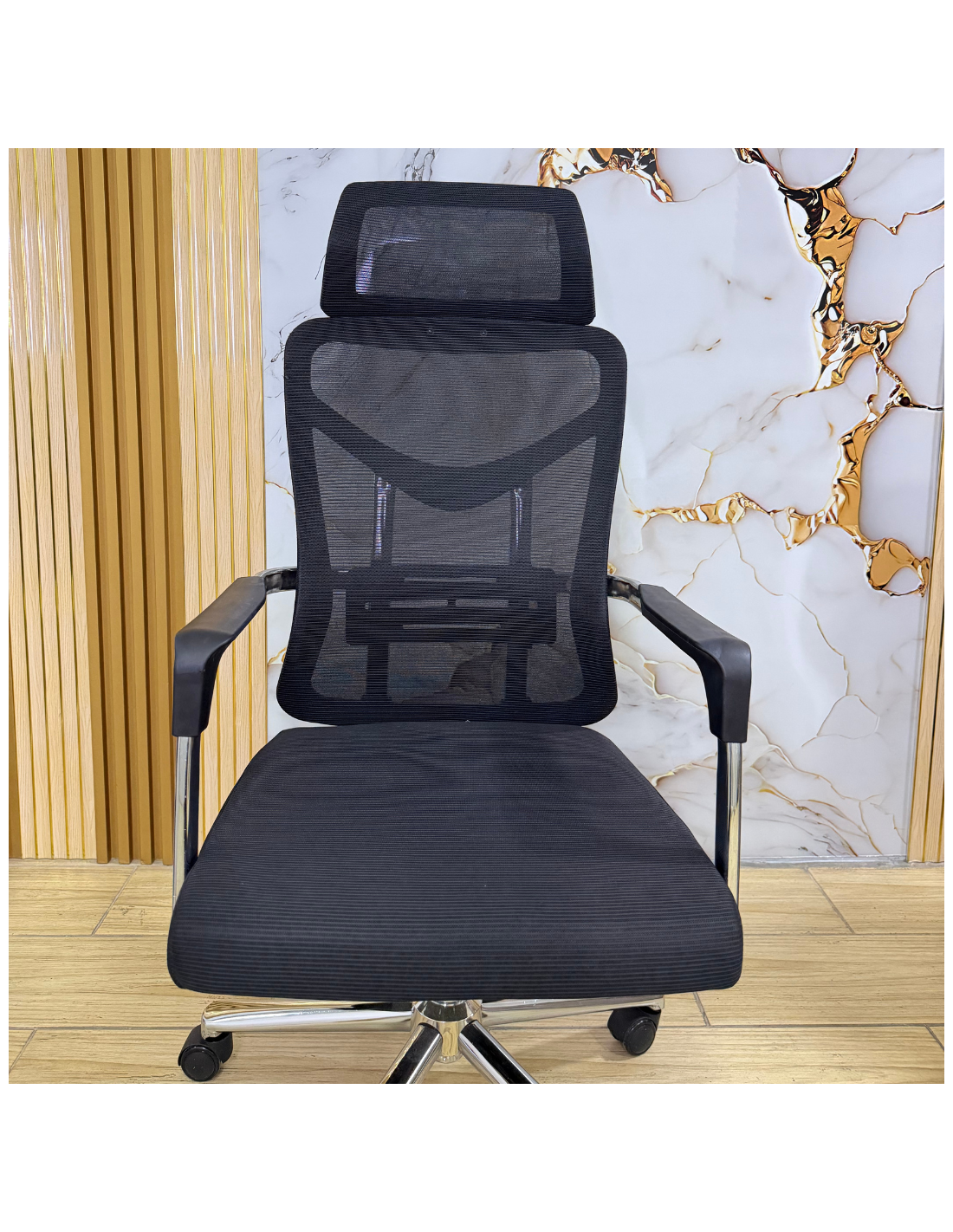 SILLA OFICINA MAYORCA COLOR NEGRO