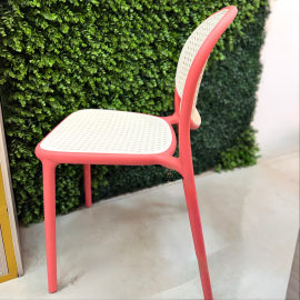 SILLA VISITA FLOYD CUERPO ROSADO 2