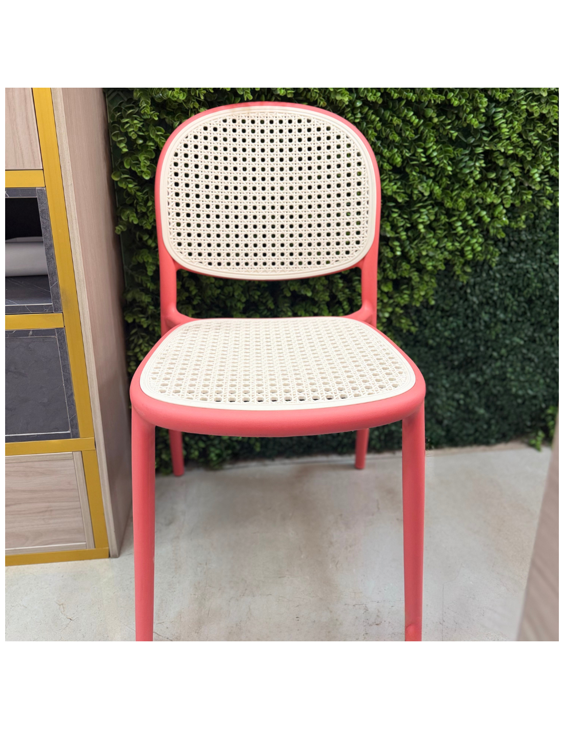 SILLA VISITA FLOYD CUERPO ROSADO