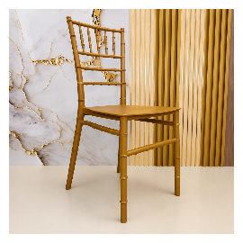 SILLA VISITA TIFANY COLOR DORADO 2