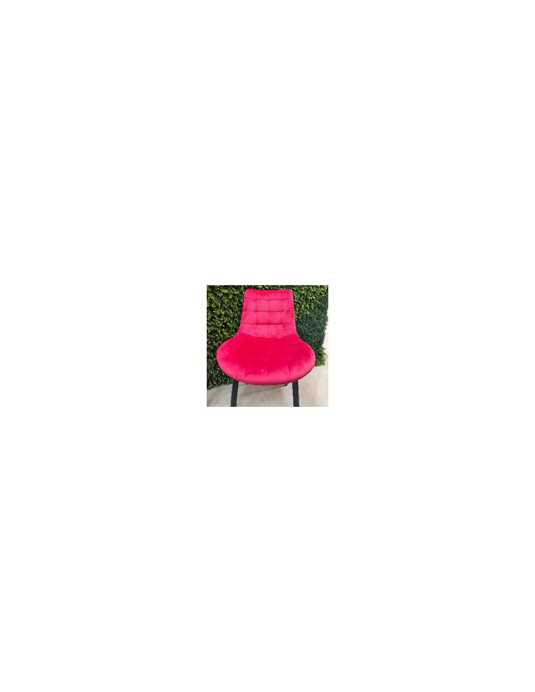 SILLA CAYETANA COLOR ROJA