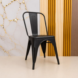 SILLA VISITA TOLIX COLOR NEGRO 2