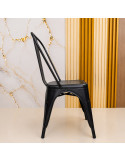 SILLA VISITA TOLIX COLOR NEGRO