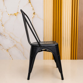 SILLA VISITA TOLIX COLOR NEGRO 2