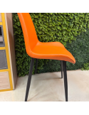 SILLA GABI FIJA EN COLOR NARANJA
