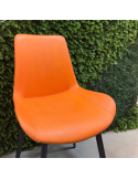 SILLA GABI FIJA EN COLOR NARANJA