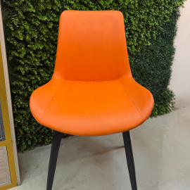 SILLA GABI FIJA EN COLOR NARANJA