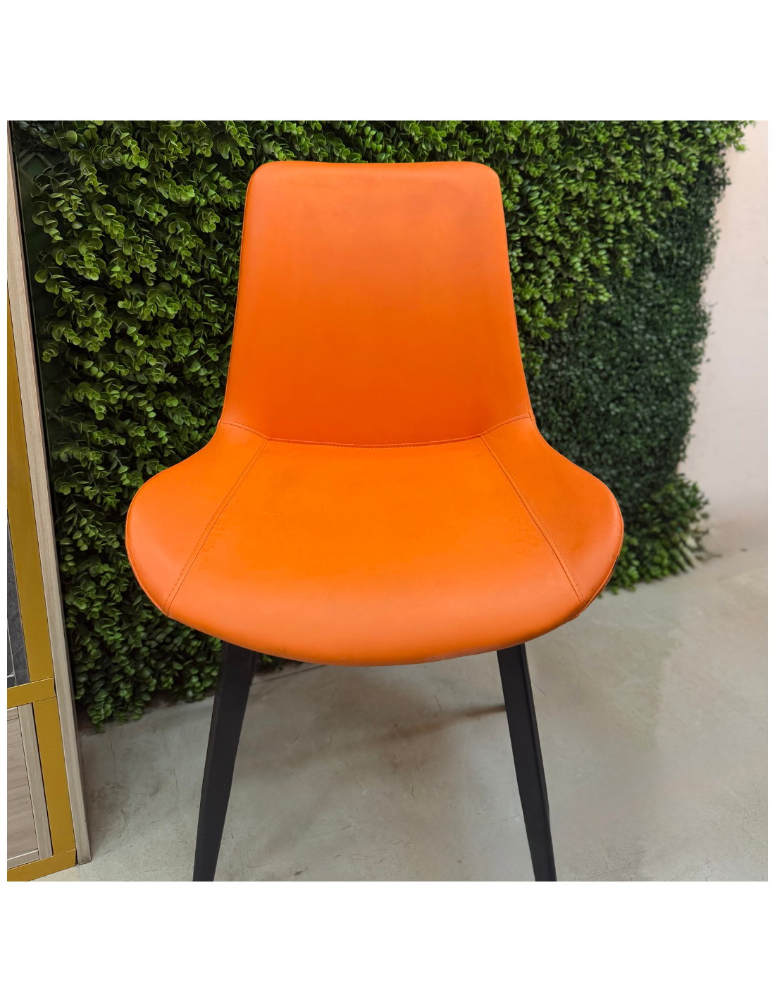 SILLA GABI FIJA EN COLOR NARANJA