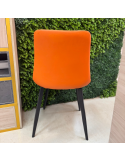 SILLA GABI FIJA EN COLOR NARANJA