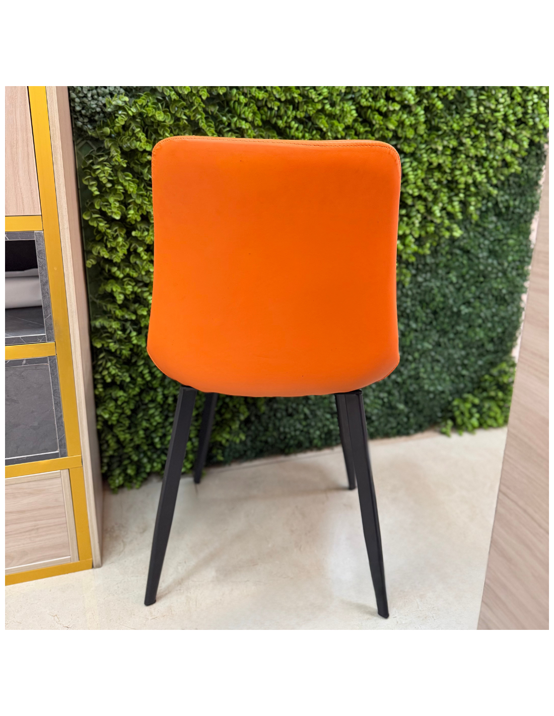 SILLA GABI FIJA EN COLOR NARANJA