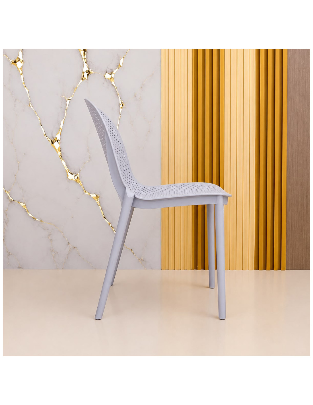 SILLA FIJA ISIS COLOR AZUL
