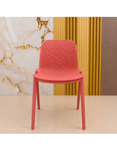 SILLA FIJA ISIS COLOR ROJO