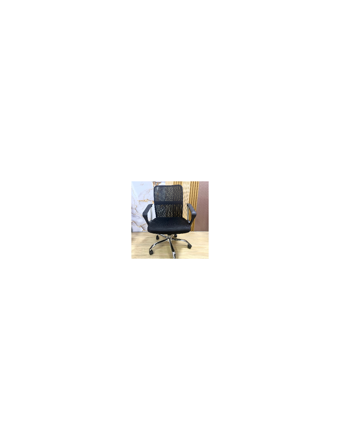 SILLA OFICINA ANNA COLOR NEGRO