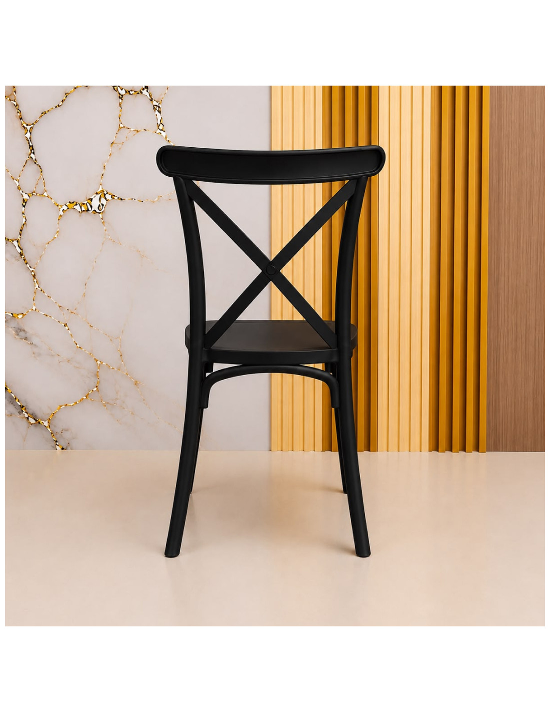 SILLA VISITA JOSIE COLOR NEGRA