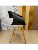 SILLA MERCY FIJA EN COLOR NEGRO