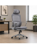 SILLA OFICINA GINGER ALTO COLOR GRIS