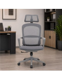 SILLA OFICINA GINGER ALTO COLOR GRIS