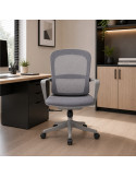 SILLA OFICINA GINGER BAJO COLOR GRIS
