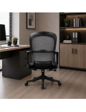 SILLA OFICINA GINGER BAJO COLOR NEGRO