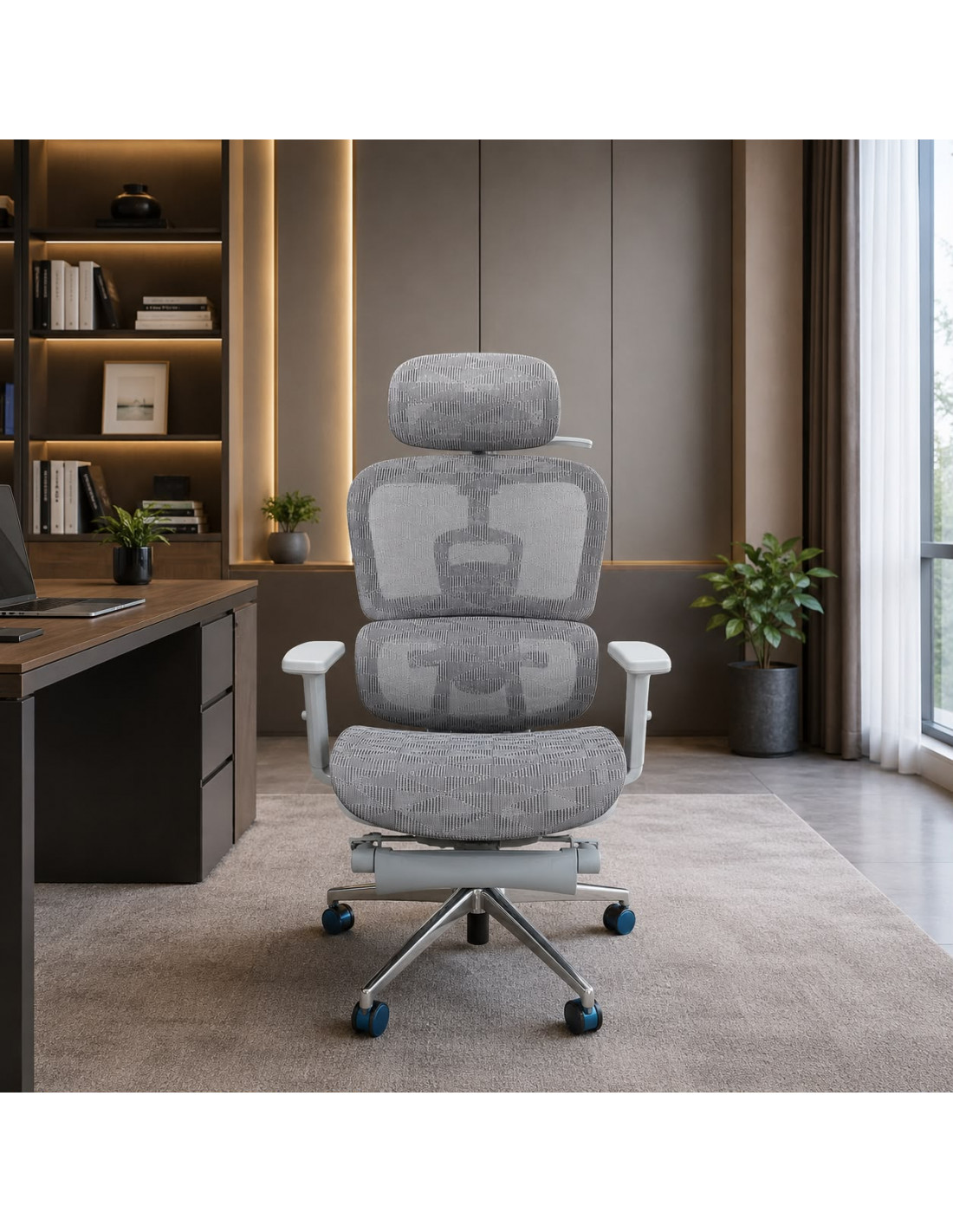 SILLON PRESIDENTE SUSANA COLOR GRIS