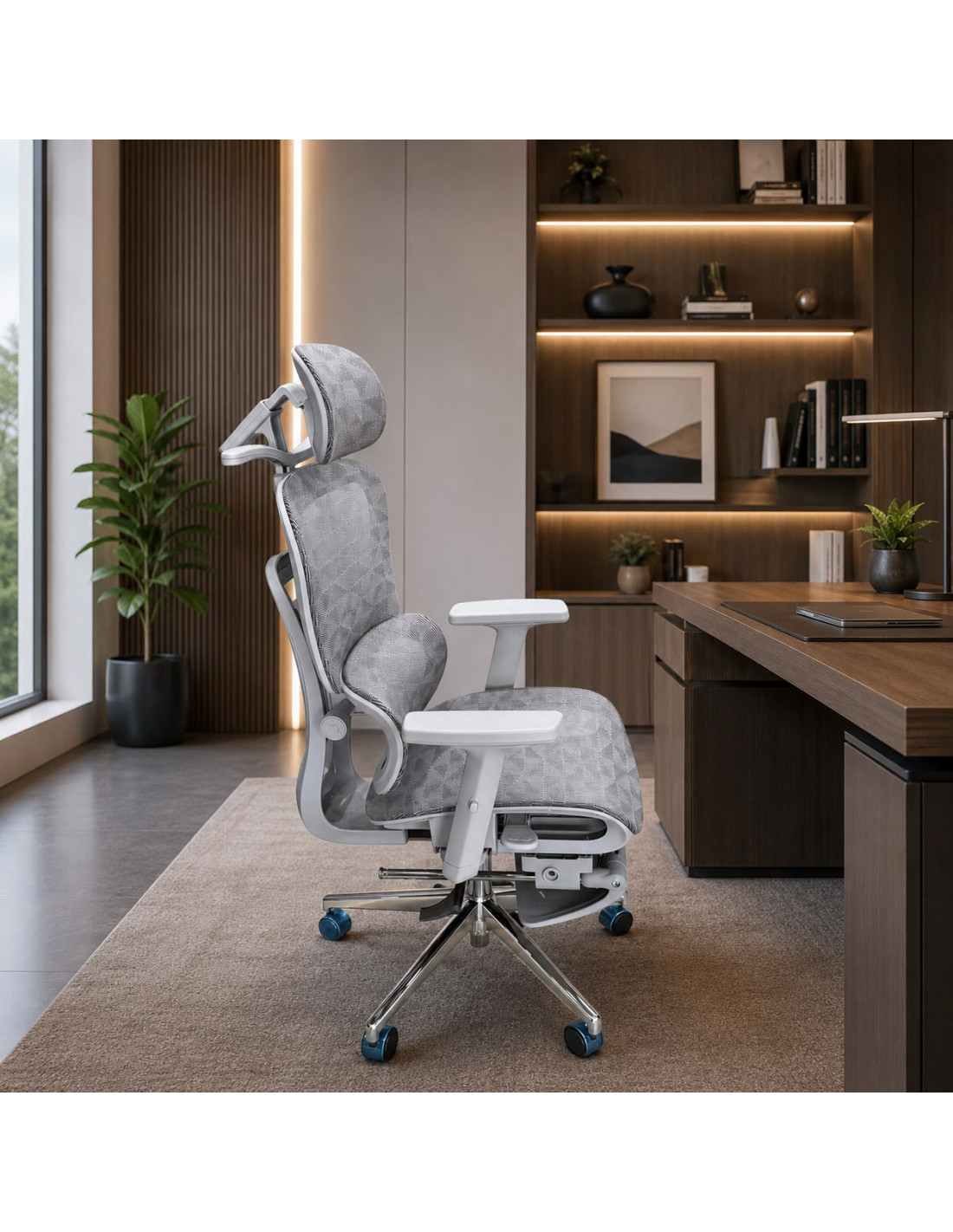 SILLON PRESIDENTE SUSANA COLOR GRIS