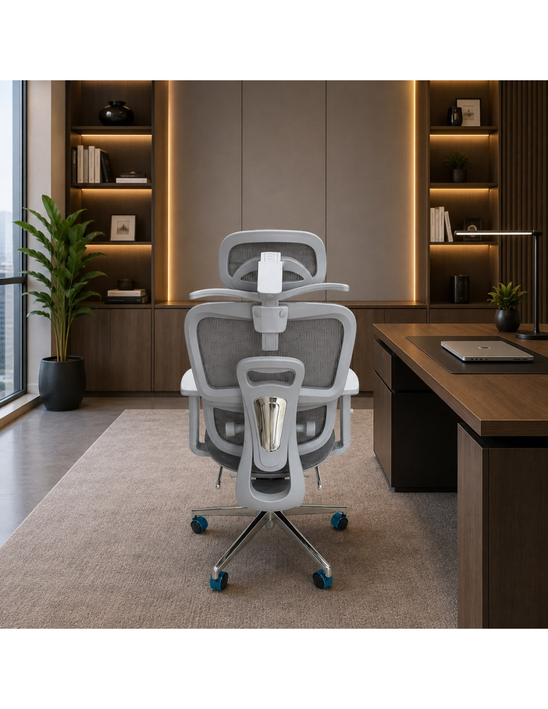 SILLON PRESIDENTE SUSANA COLOR GRIS