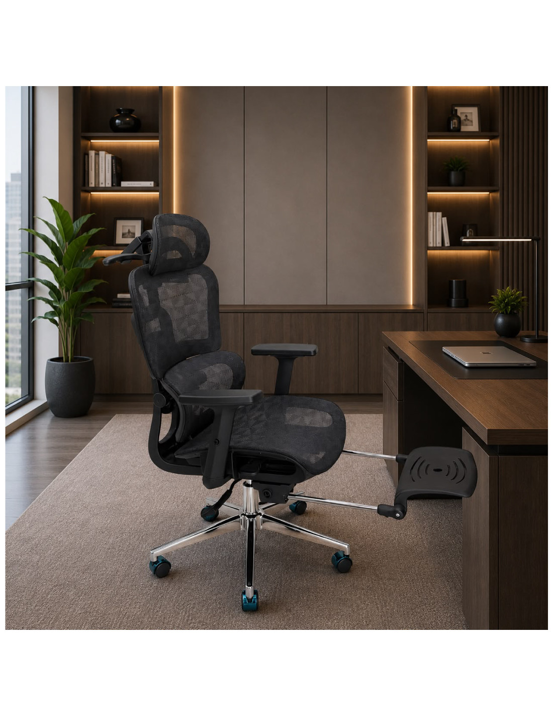 SILLON PRESIDENTE SUSANA COLOR NEGRO