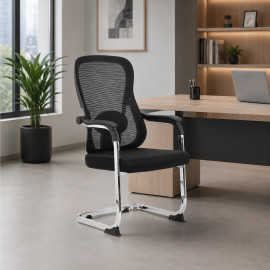 SILLA FIJA SOFIA COLOR NEGRO 2