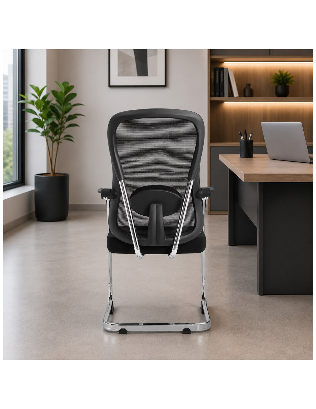 SILLA FIJA SOFIA COLOR NEGRO
