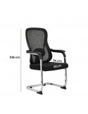 SILLA FIJA SOFIA COLOR NEGRO