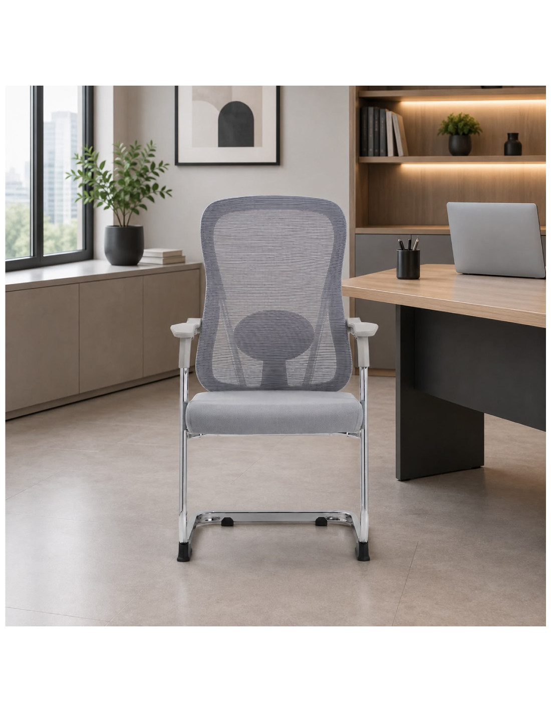 SILLA FIJA SOFIA COLOR GRIS