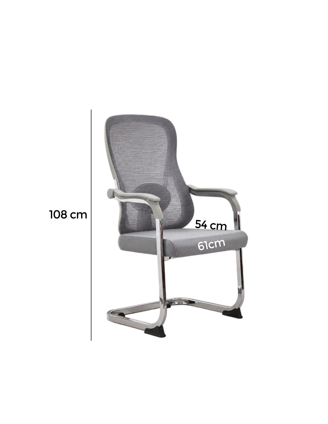 SILLA FIJA SOFIA COLOR GRIS