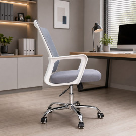SILLA OFICINA ARIA TELA GRIS 2