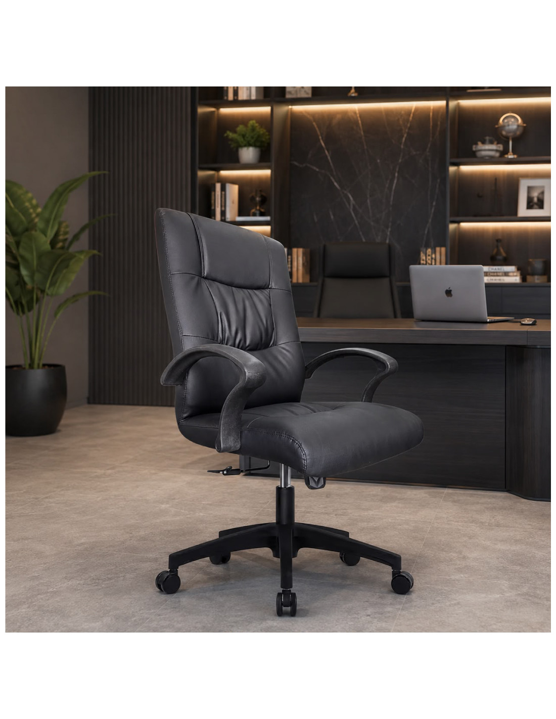 SILLA OFICINA EUFORIA COLOR NEGRO